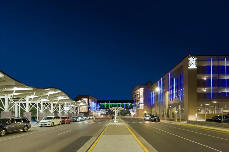 View from Outside the Sioux Falls Regional Airport